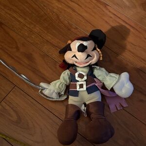 Disney Parks Authentic Plush with Black and Brown Accents